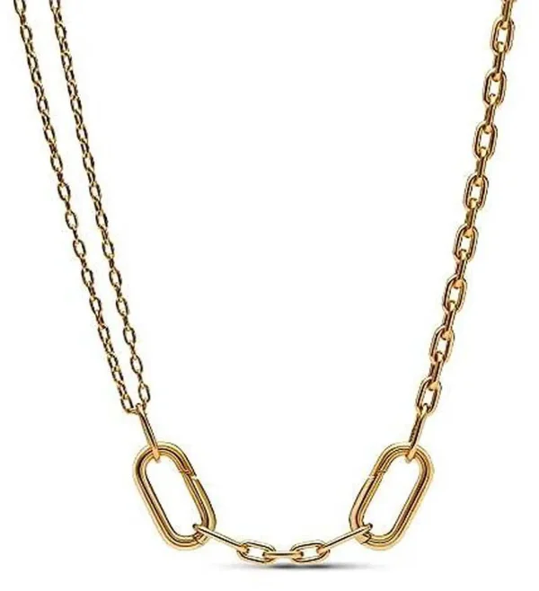 Double Link Chain Necklace