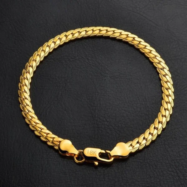 18k Yellow Gold Bracelet(Gold)