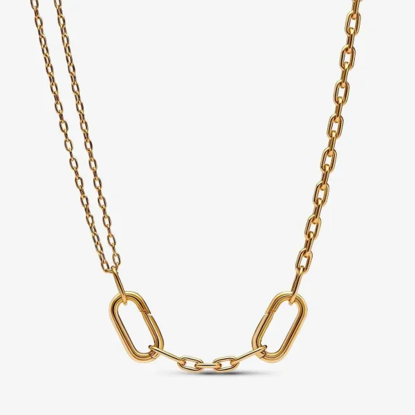 Double Link Chain Necklace - Image 2